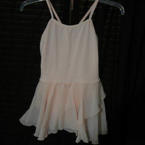 Girls leotard with  attached skirt